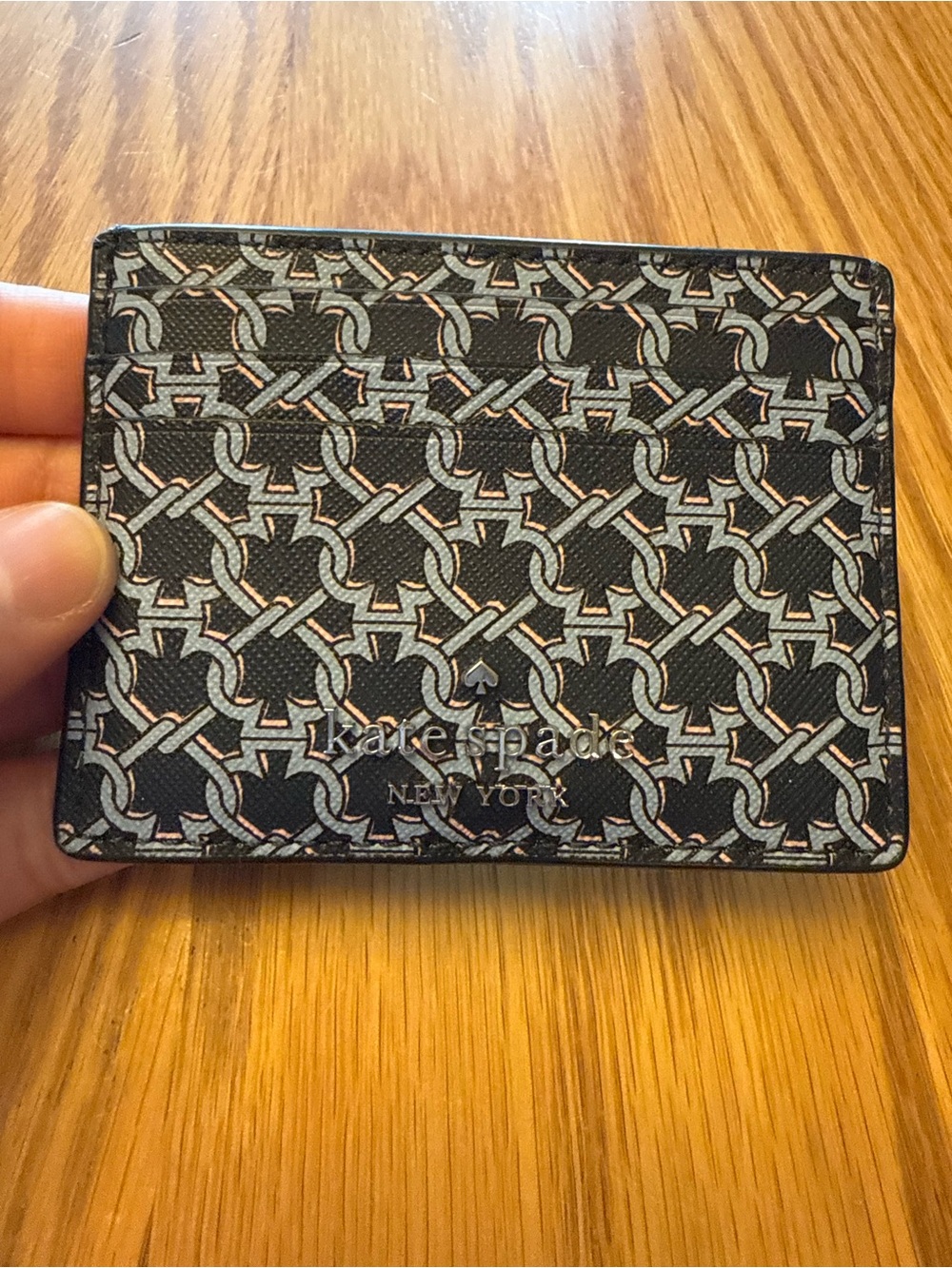 Kate Spade Women's Spade Patterned Card Holder